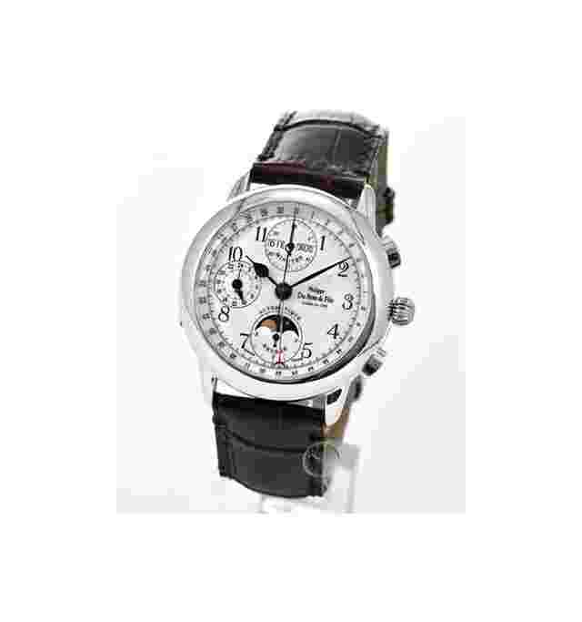 Philippe Du Bois & Fils Collection Moonphase Musee Edition 38 mm - Sterling Silver