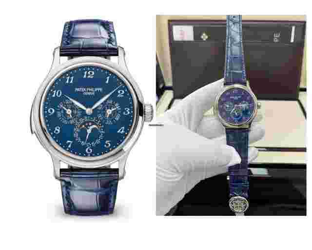 Patek Philippe Minute Repeater Perpetual Calendar
                           
                                 Grande Complication White Gold Blue Dial 5374G-001