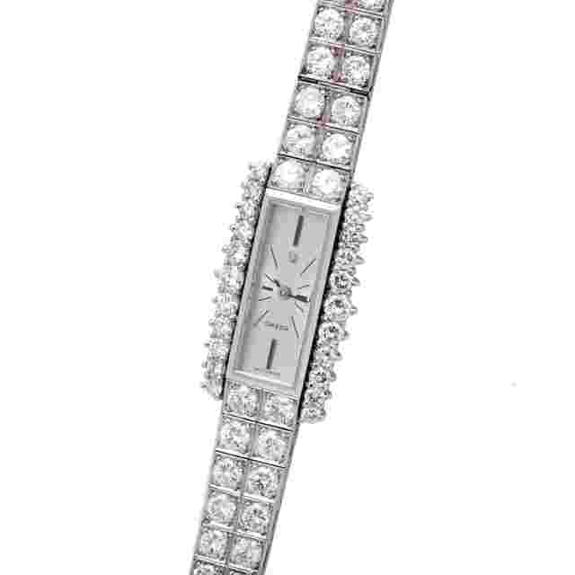 Omega Classic
                           
                                 1960's vintage ladies white gold full diamomd ref 8065