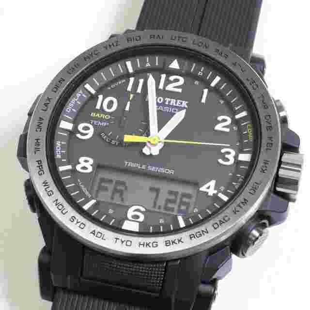 Casio PROTREK PRW-51Y-1JF Triple SENSOR Biomass plastic strap