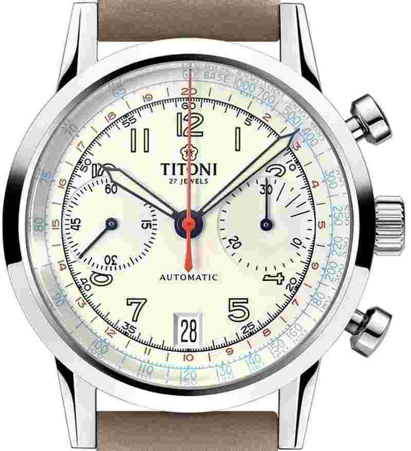 Titoni Heritage Automatik Chronograph 41mm 94019 S-ST-682 