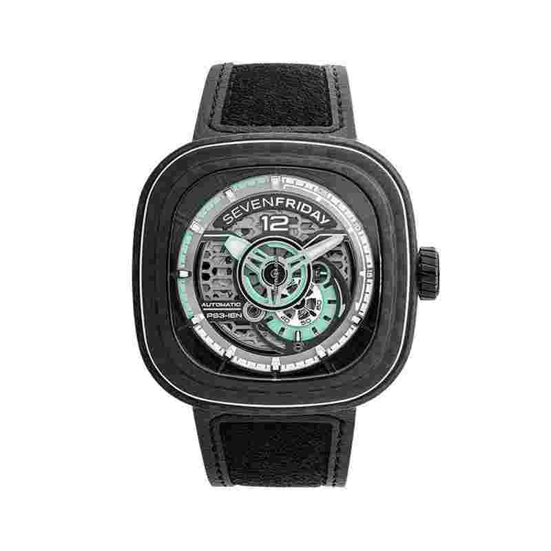 Sevenfriday "Jade Carbon" Ref. PS3/01 - Full Set - New