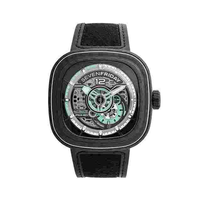 Sevenfriday "Jade Carbon" Ref. PS3/01 - Full Set - New