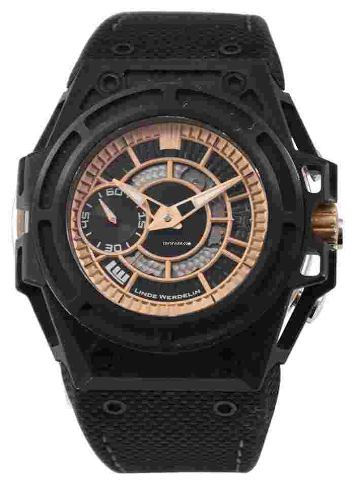 Linde Werdelin SpidoLite
                           
                                 Spido Lite II Black Gold - Limited to 75pcs on Black Strap with Gold Skeleton Movement