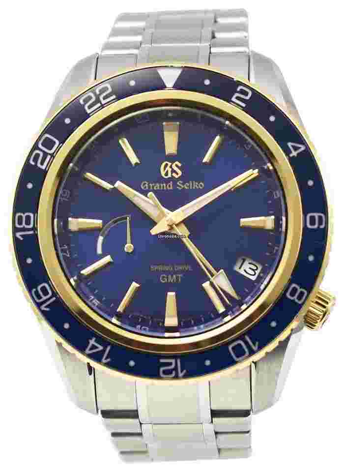 Grand Seiko Sport Collection
                           
                                 Spring Drive GMT 44mm in Steel on Steel Bracelet with Blue Dial