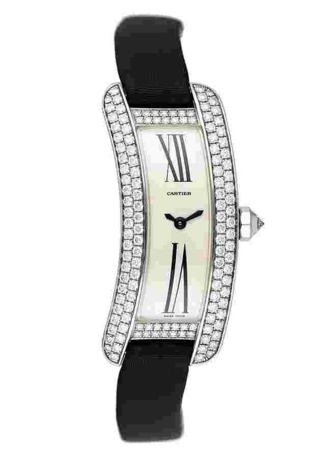Cartier Tank Américaine
                           
                                 S Americaine 2625 18K White Gold Diamond Ladies Watch