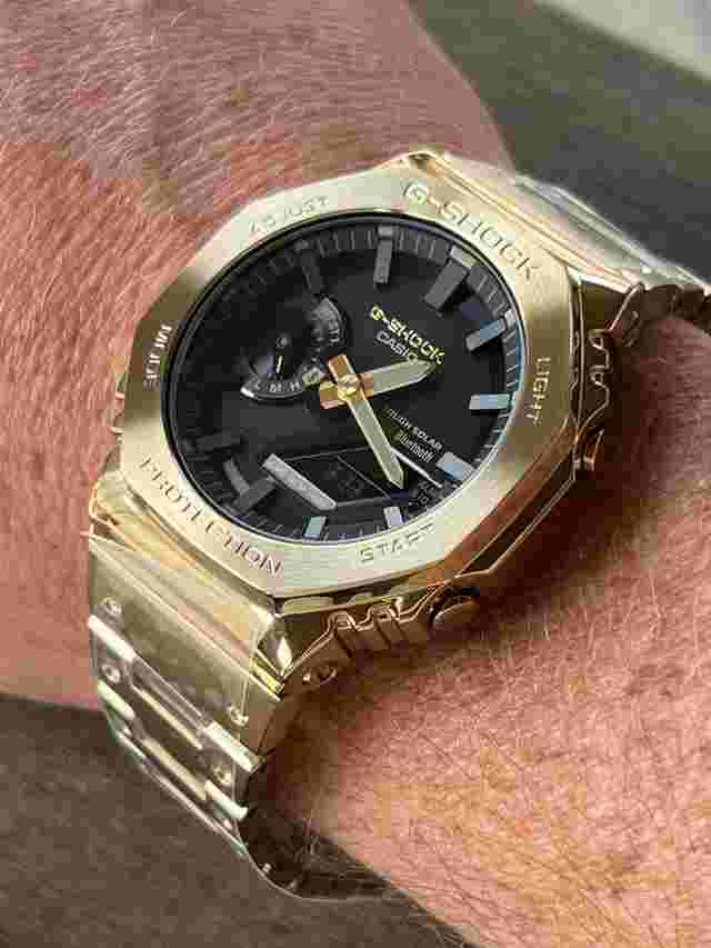 Casio G-Shock
                           
                                 GM-B2100GD-9A Bluetooth Gold
