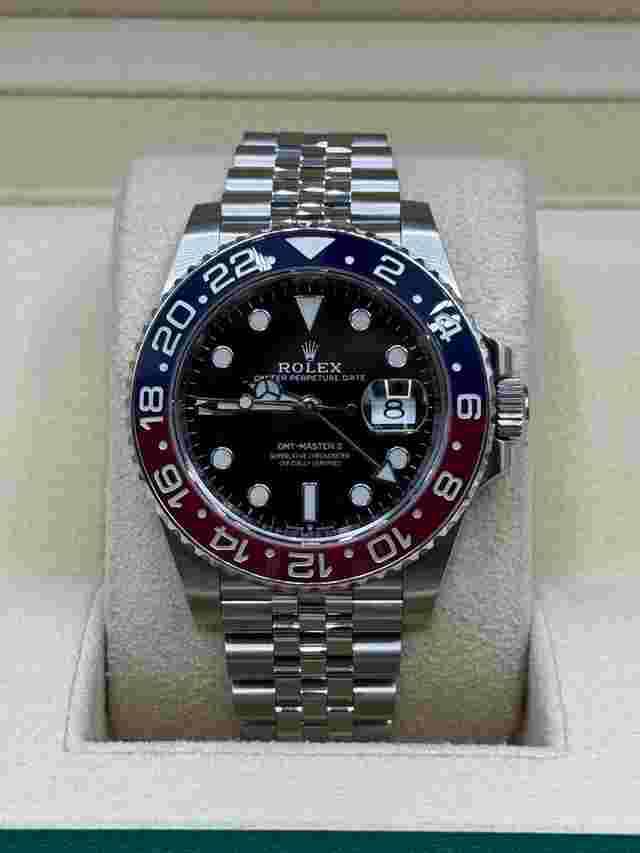 Rolex GMT-Master II
                           
                                 2024 GMT-Master II Pepsi Jubilee Bracelet Unworn 126710BLRO Box & Papers