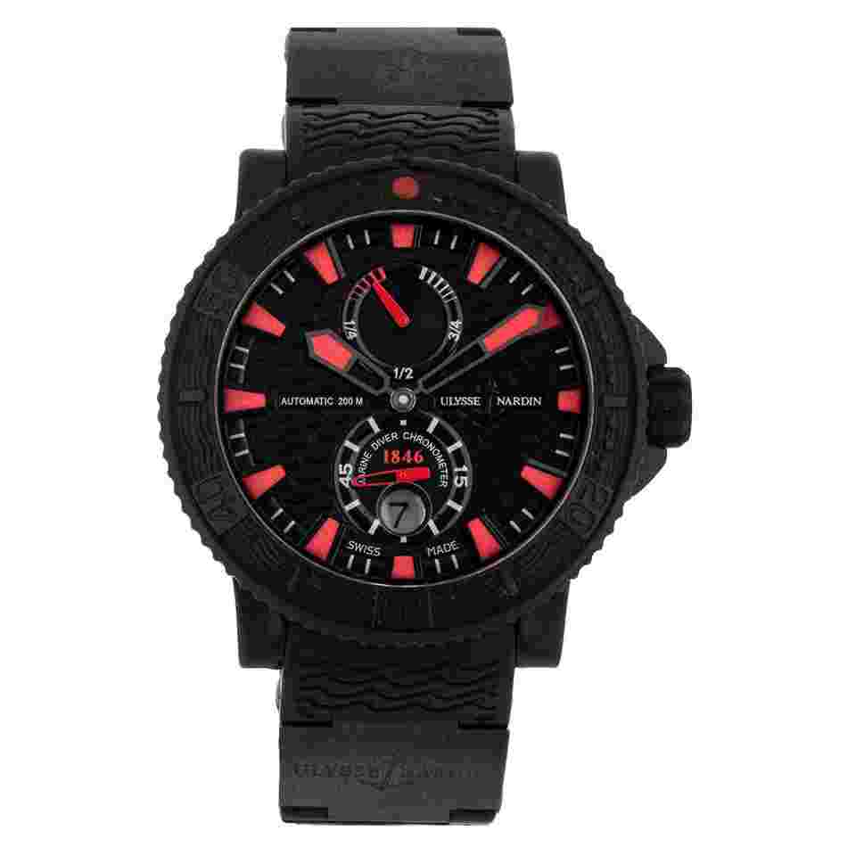 Ulysse Nardin Diver Black Sea
                           
                                 Maxi Marine Diver Black Sea Rubber Stainless Steel 45mm 263-92