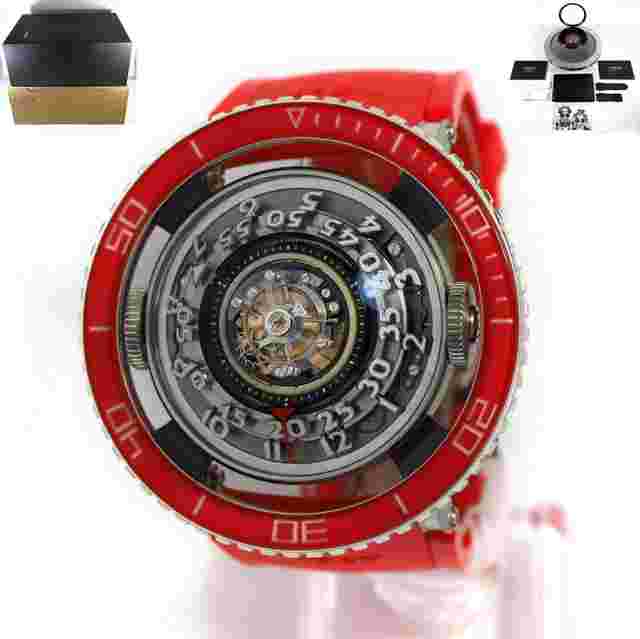 Mb&f
                           
                                 HM7 Aquapod Platinum Red Tourbillon 70.PBL.B Limited Edition Box Papers
