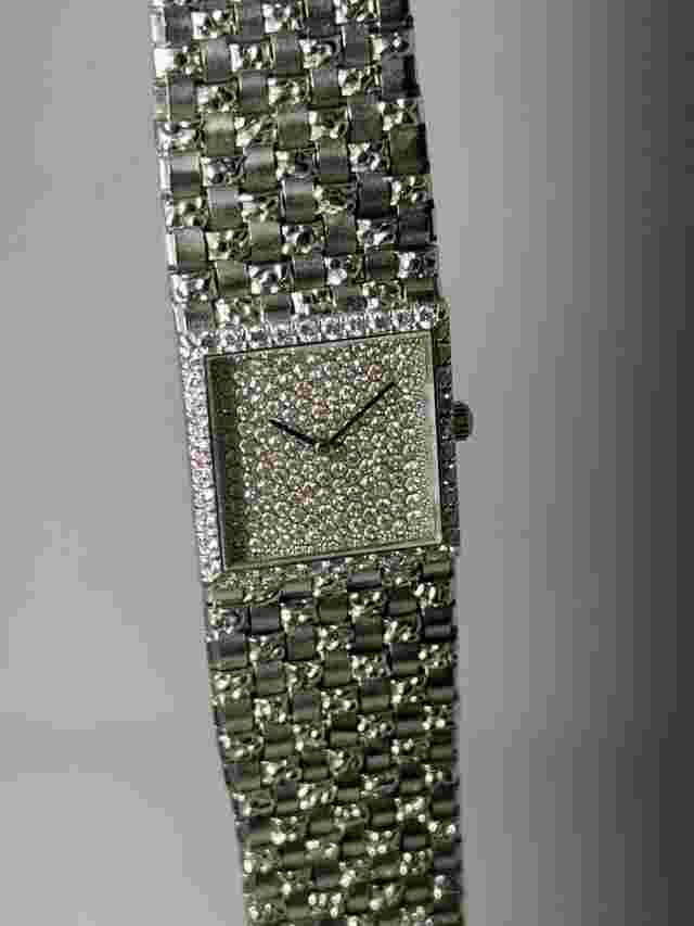 Fred Gerald Genta White gold Pavè 