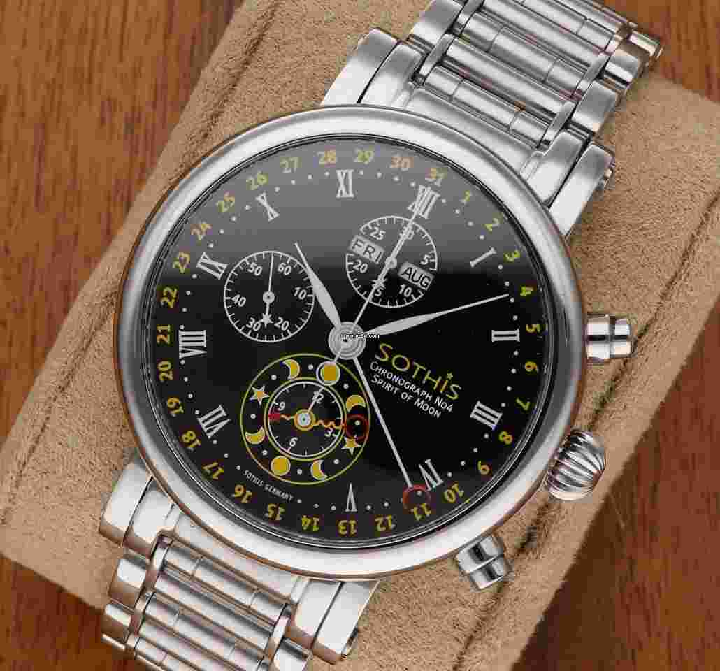 Sothis
                           
                                 Chronograph No. 4 SPIRIT OF MOON Limited Edition 500 Vollkalender Mondphase Fullset TOP