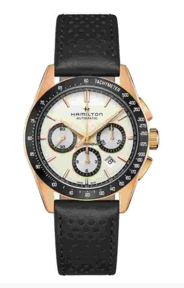Hamilton Jazzmaster Performer
                           
                                 H36626710 Jazzmaster Performer Auto Chrono 42 mm Gold PVD Wrist Watch