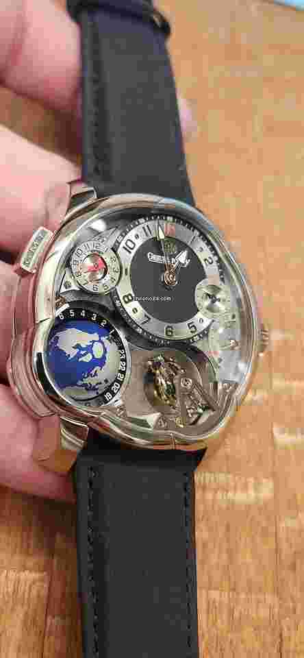 Greubel Forsey GMT
                           
                                 GF05 Tourbillon Globe 24 Seconds White Gold NEW UNWORN