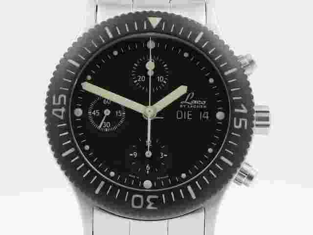 Laco
                           
                                 "Marine-Uhr Automatic. Steel 42mm. case rubber and steel bracelet