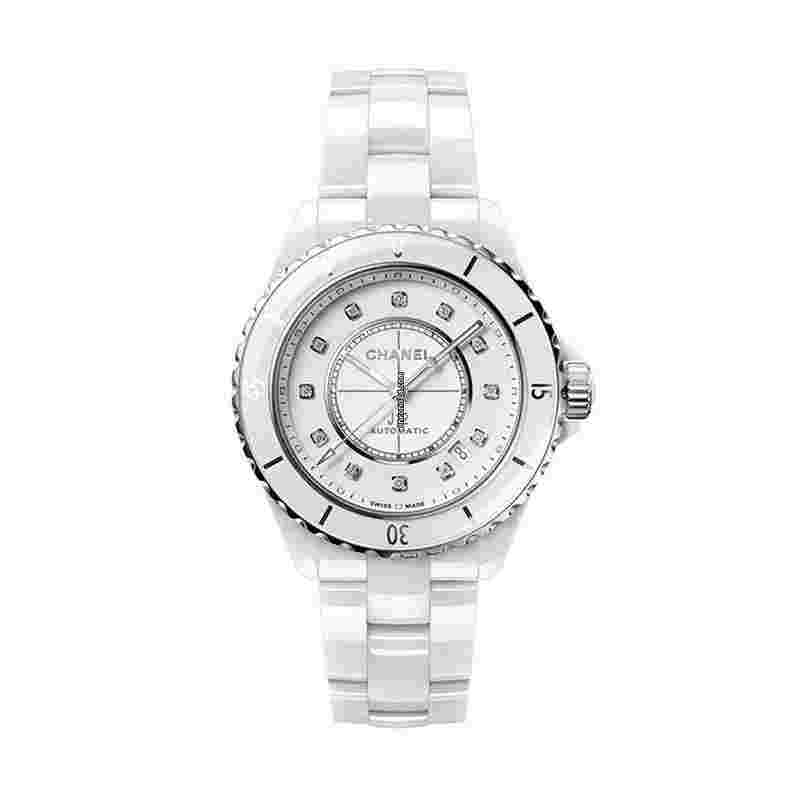 Chanel J12
                           
                                 Ceramic White Diamond Dial 38mm On Bracelet Automatic