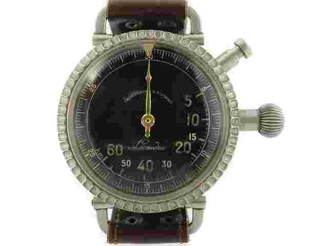 Leonidas Rare Bomb Drop Watch from World War II "Cronografo A Ritorno" from '40