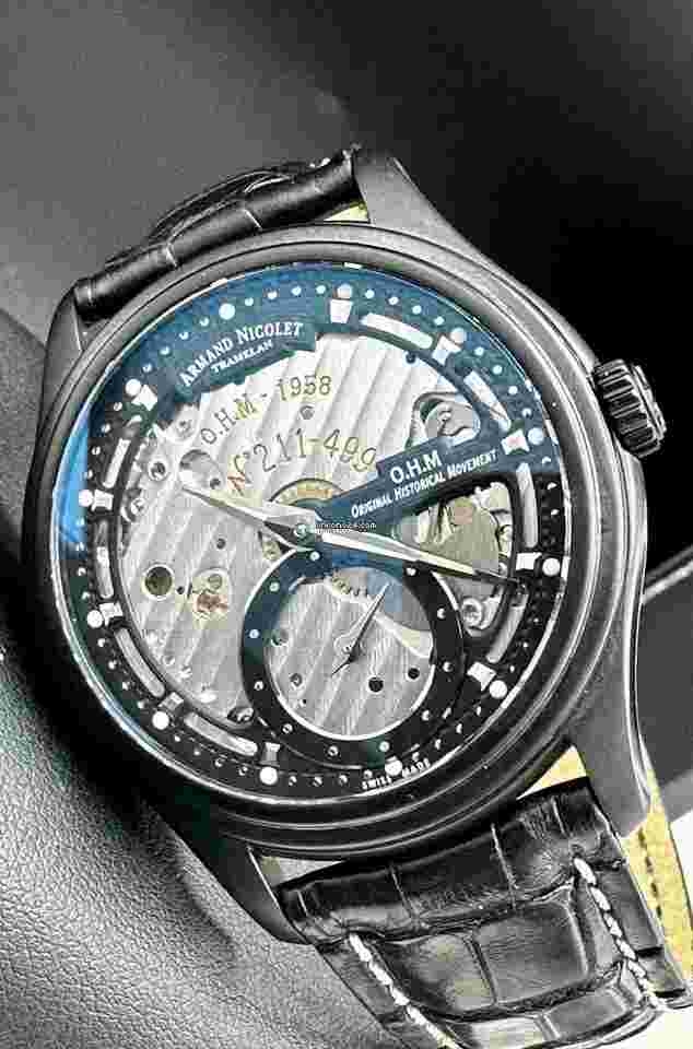 Armand Nicolet
                           
                                 L14 O.H.M Black PVD Small Seconds 211/499 Piece Limited Edition