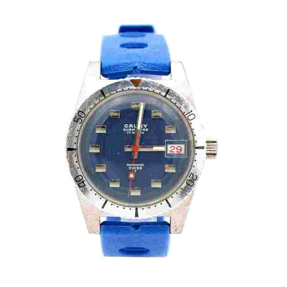 Cauny Vintage Submarine Calendario 21 Atmos Ref. 28.5-68102 Manual Winding 