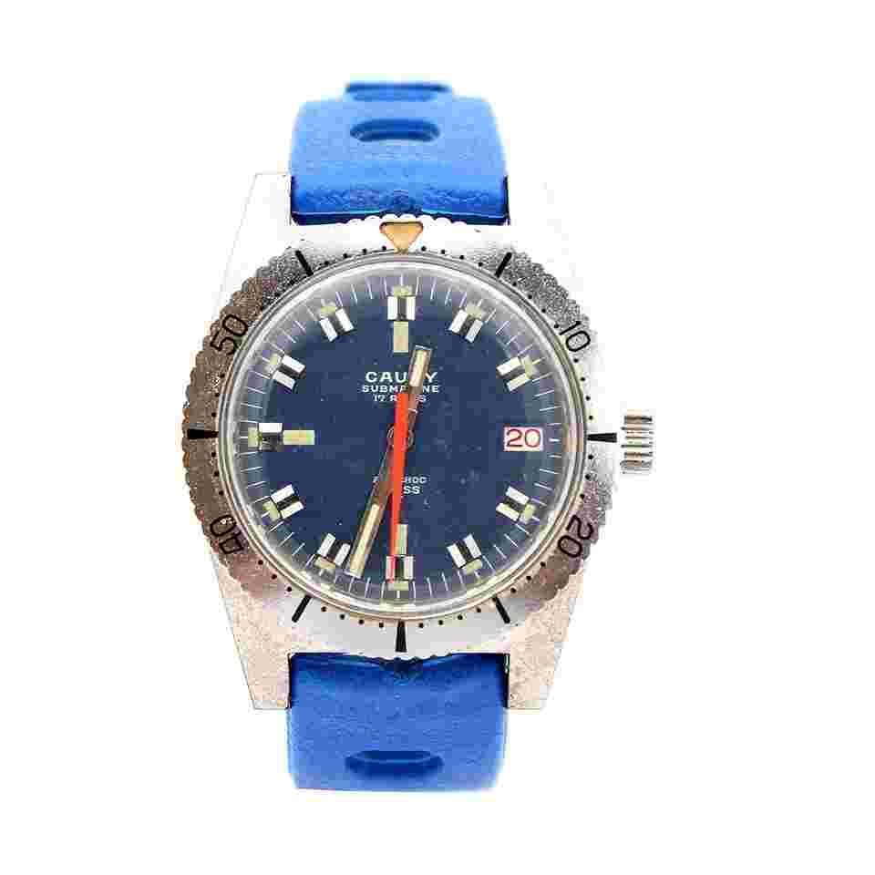 Cauny Vintage Submarine Calendario 21 Atmos Ref. 285-68102 Manual Winding 