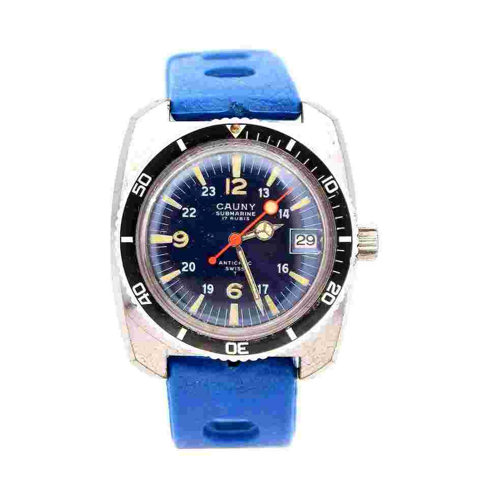 Cauny Vintage Submarine Calendario 21 Atmos Ref. 270-68172 Manual Winding 