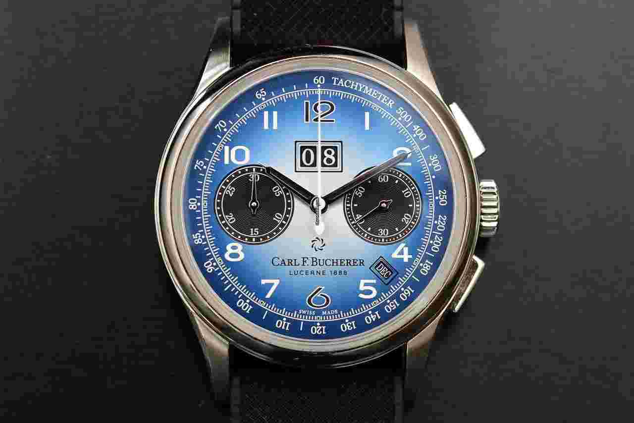 Carl F. Bucherer
                           
                                 Heritage BiCompax Annual 41mm Chronograph BLUE