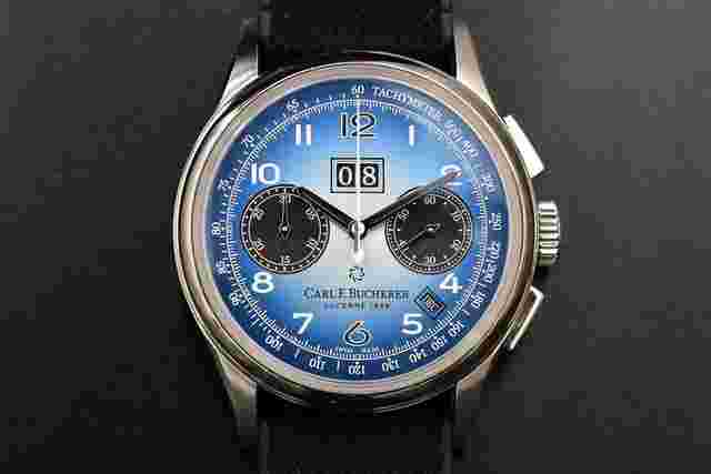 Carl F. Bucherer
                           
                                 Heritage BiCompax Annual 41mm Chronograph BLUE