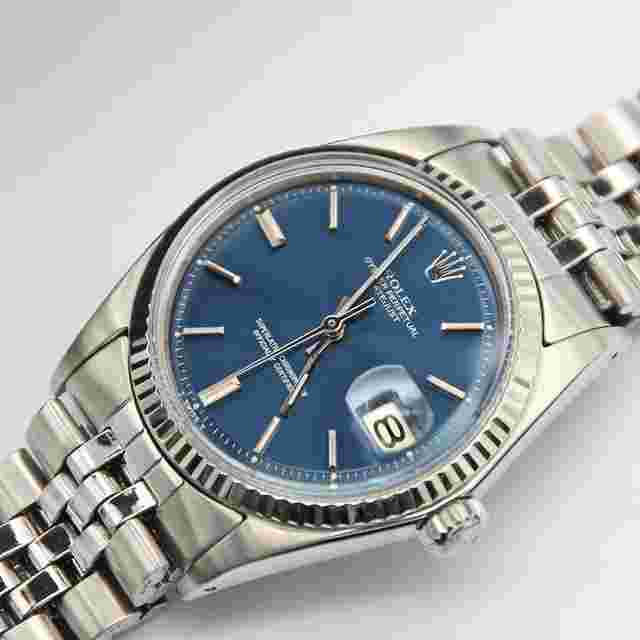 Rolex Datejust 36
                           
                                 ref. 1601 White Gold Bezel - Blue Dial - Jubilee bracelet