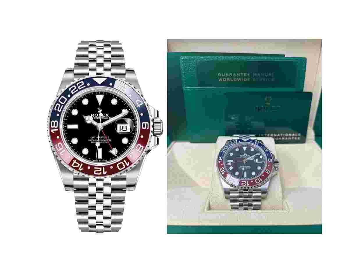 Rolex GMT-Master II
40mm Red and Blue Pepsi Jubilee Bracelet (126710BLRO)