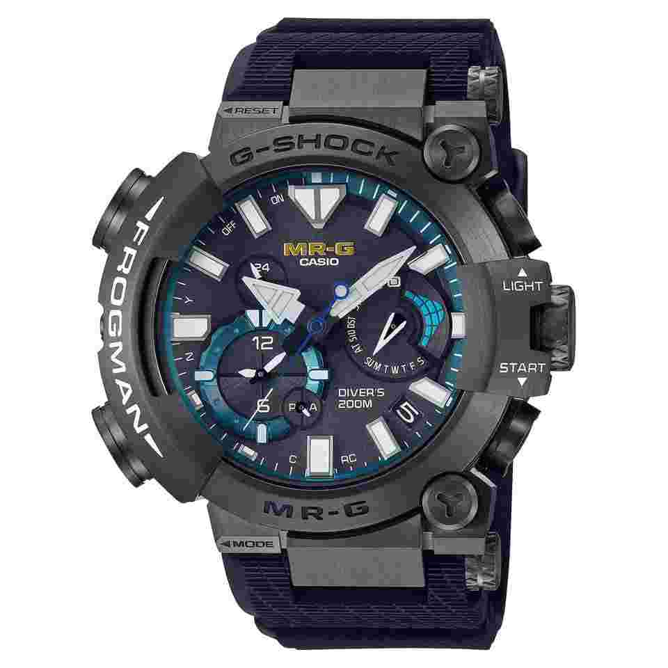 Casio G-Shock MRG Frogman MRGBF1000R-1A Blue Titanium Dive Watch