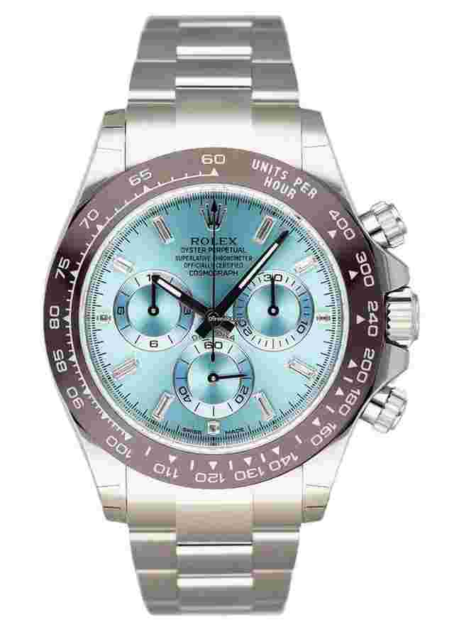 Rolex Daytona
                           
                                 Cosmograph Daytona 116506 Ice-Blue Dial Platinum Mens Watch Box Papers