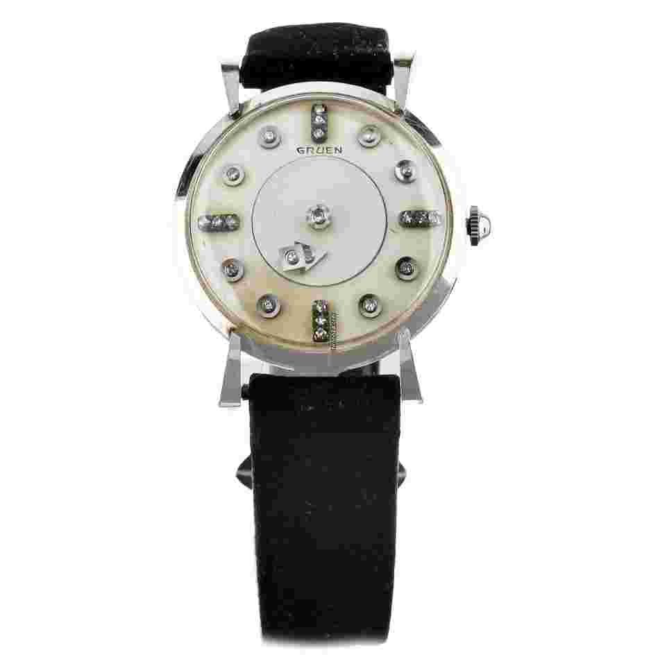 Gruen
Mystery - White Dial White Gold Manual