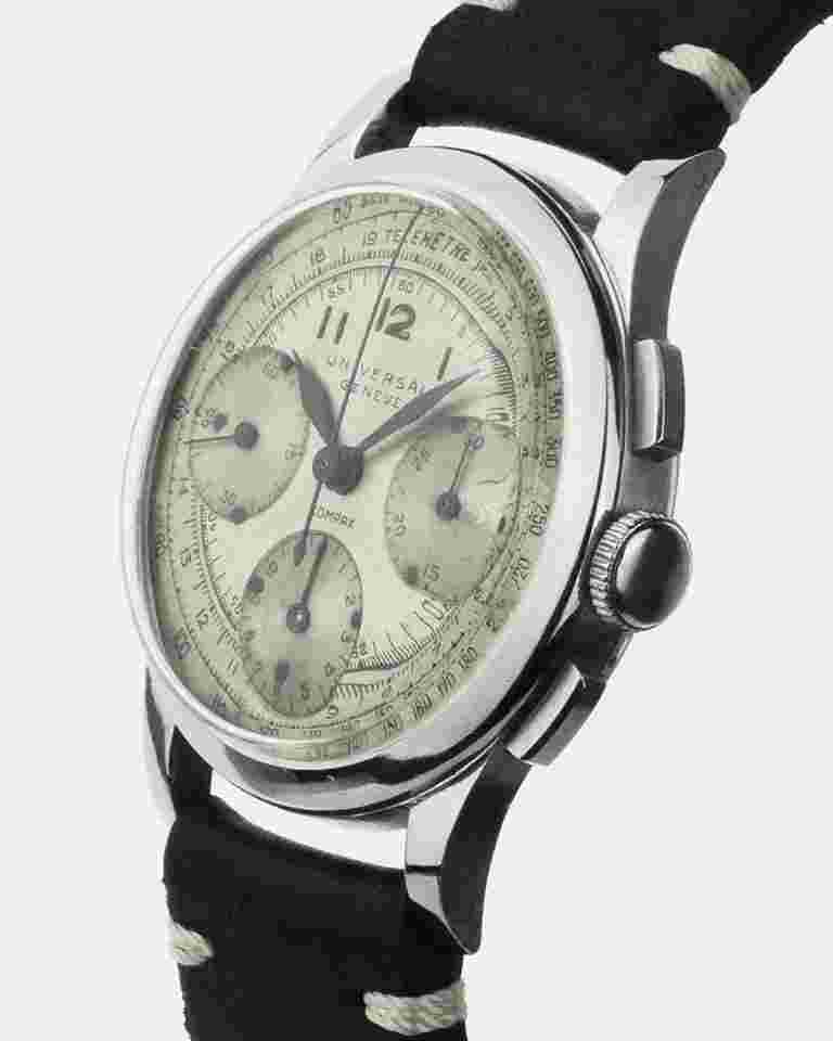 Universal Genève Compax 1942 Military Compax - Steel case - Ref. 22493