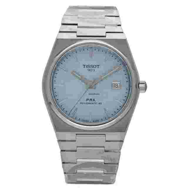 Tissot PRX Powermatic 80
                           
                                 T137.407.11.351.00 Powermatic 80 Ice Blue Dial 40mm Steel Men's Watch