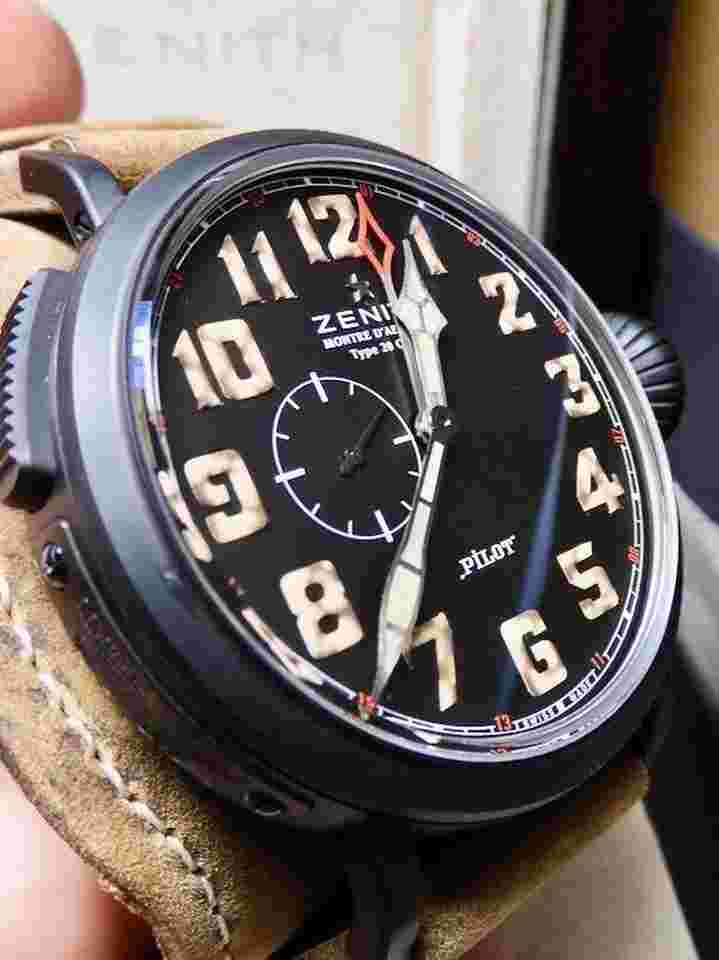 Zenith Pilot Type 20 GMT
                           
                                 48 GMT Montre D'Aeronef type 20 Limited RARE 96.2431.693/21.C738