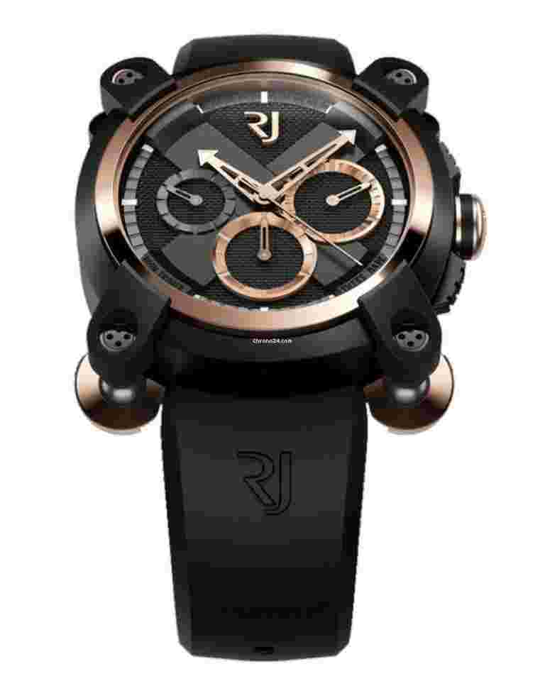 Romain Jerome Moon-DNA
                           
                                 Invader Chronograph PVD-Coated Steel & 18K gold Watch.