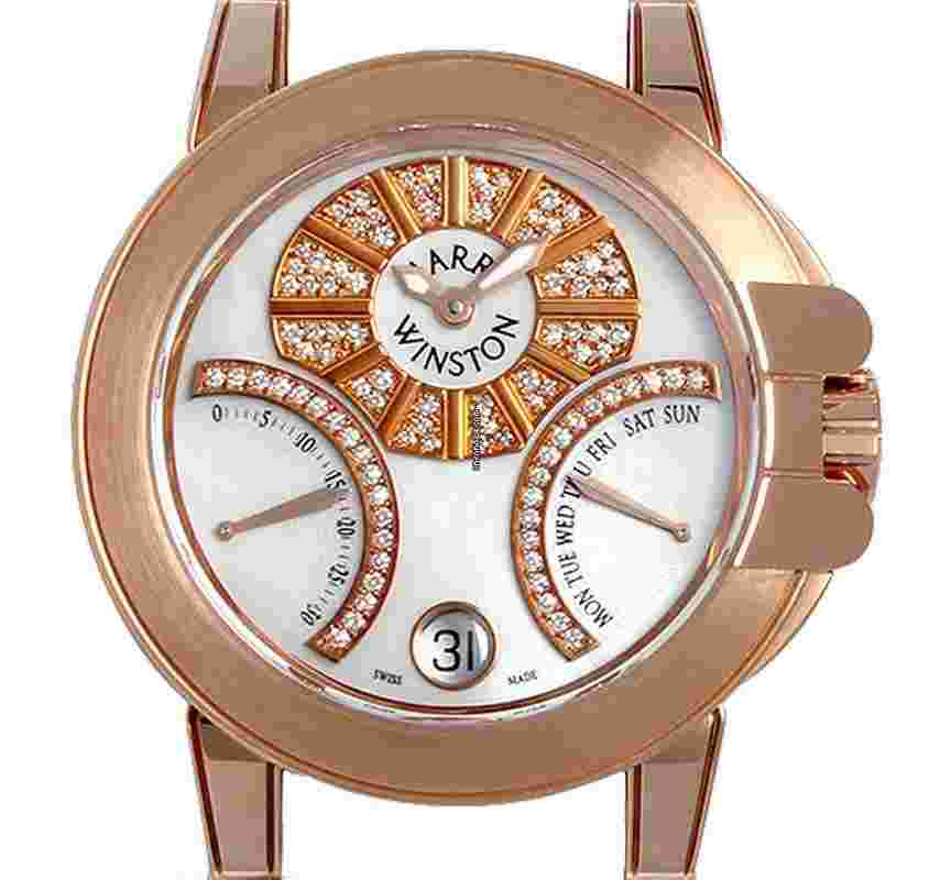 Harry Winston Ocean
                           
                                 Biretro 18K Rose Gold Ladies Watch