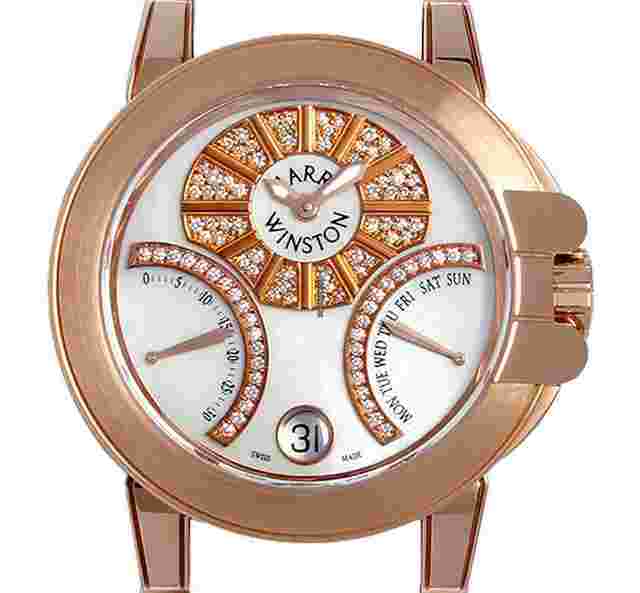 Harry Winston Ocean
                           
                                 Biretro 18K Rose Gold Ladies Watch