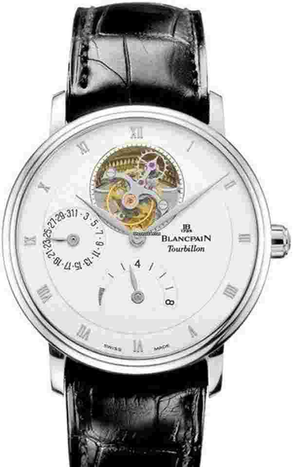 Blancpain Villeret
                           
                                 Tourbillon 8 Jours Platinum Mens Watch
