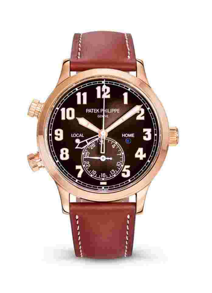 Patek Philippe Calatrava
Complications Calatrava Pilot Travel Time 18K Rose Gold Men's Watch