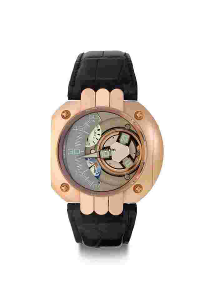 Harry Winston Opus
                           
                                 V Sattelite by Felix Baumgartner 18K Rose Gold Men's Watch