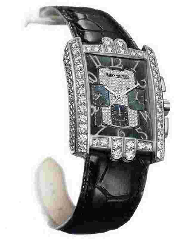 Harry Winston Avenue
                           
                                 Classic 18K White Gold & Diamonds Ladies Watch
