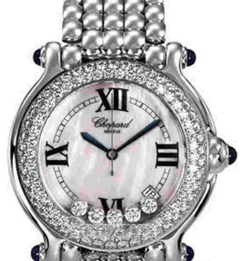 Chopard Happy Sport
                           
                                 Stainless Steel & Diamonds & Sapphire Lady's Watch