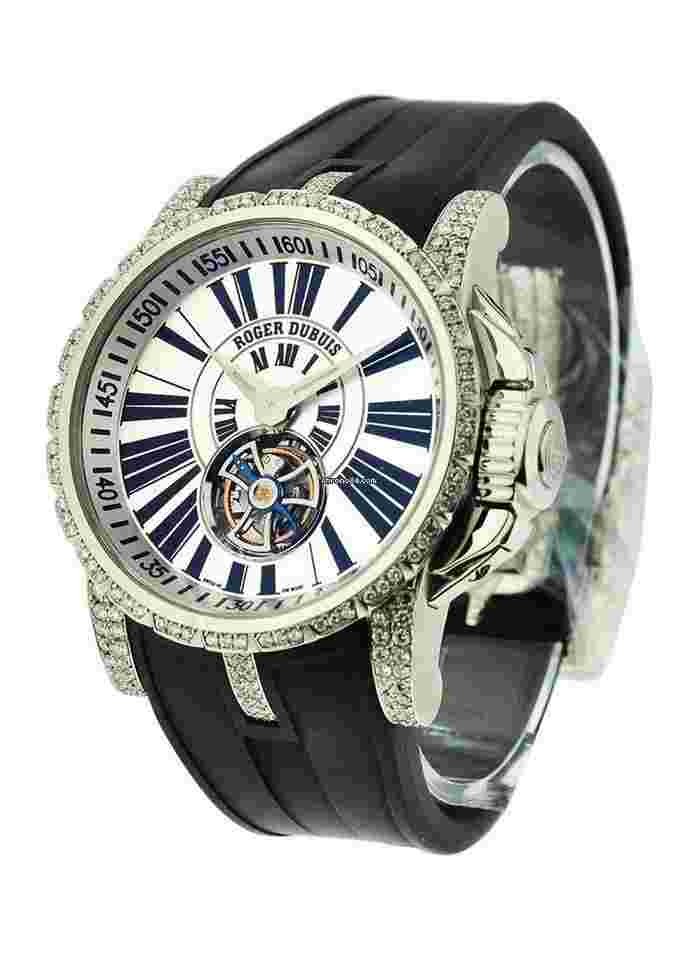 Roger Dubuis Excalibur
                           
                                 Flying Tourbillon Stainless Steel & Diamonds Limited Ladies Watch