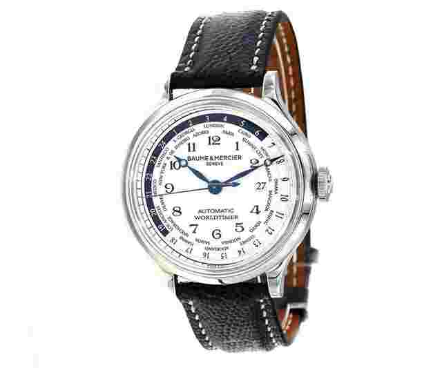 Baume & Mercier Capeland
                           
                                 Worldtimer 65733 44mm White Dial Steel W Box