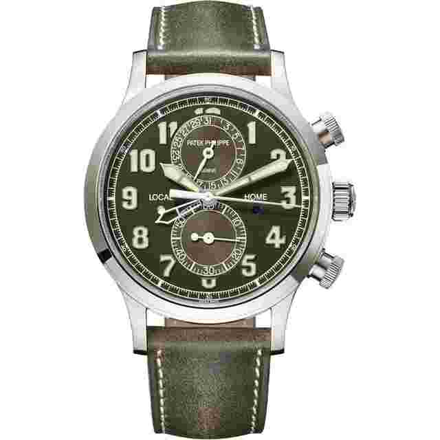 Patek Philippe Calatrava
                           
                                 Complications Calatrava Pilot Travel Time Chronograph 42mm