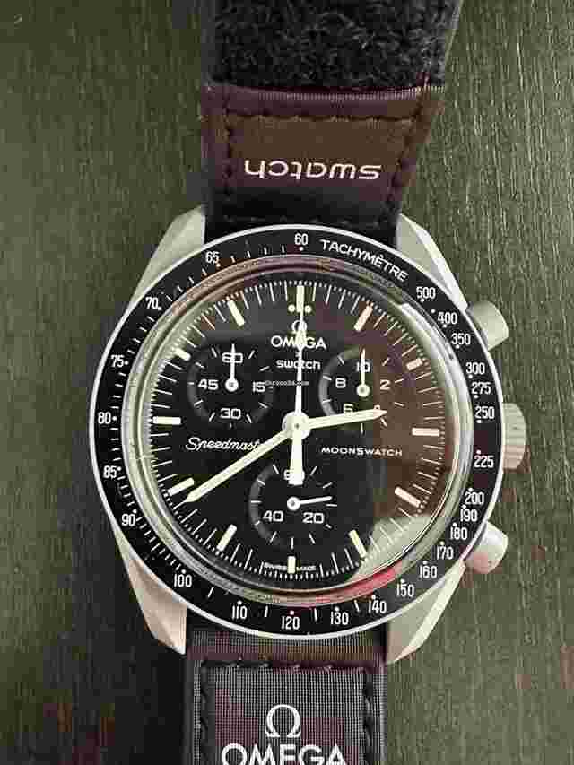 Swatch Moonswatch
                           
                                 "Mission To The Moon" Swatch x Omega Black 42 SO33M100