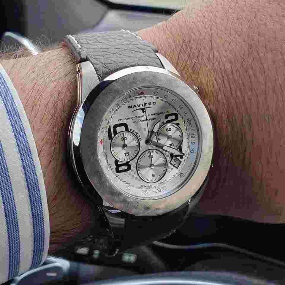 Navitec TCA silver SPE Chronographe Suisse Automatique Edition limitée 2/2
