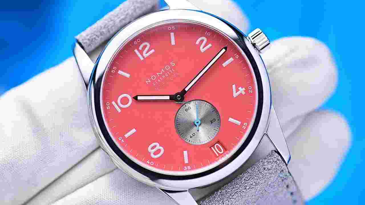 NOMOS Club
                           
                                 Glashütte Club Date 38 Limited Edition For Hodinkee 'Terracotta' 75 Pcs