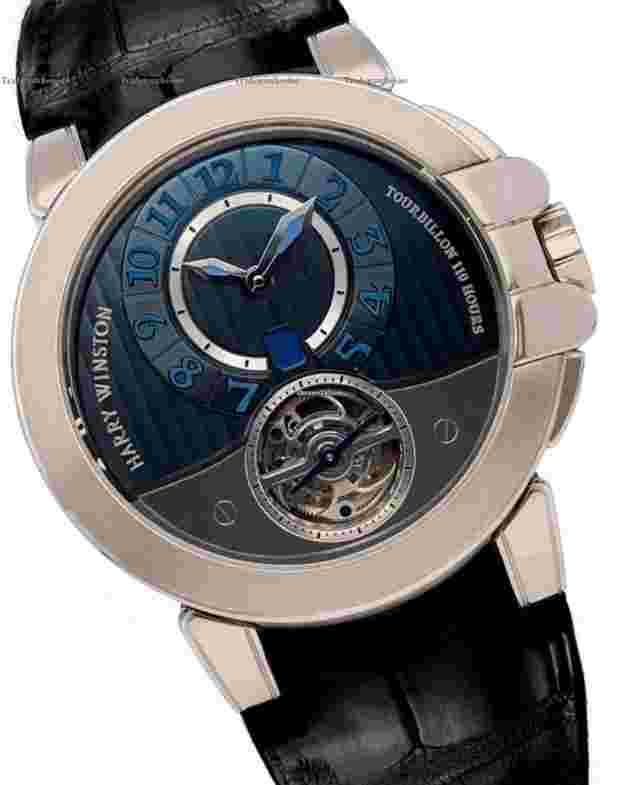 Harry Winston Ocean
                           
                                 Tourbillon White Gold